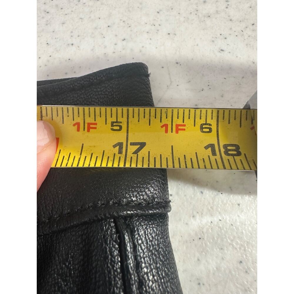 NEW ASKK NY Anthropologie Faux Leather Black Shorts 31 RARE HTF RETAIL $275 A50 - Picture 7 of 8